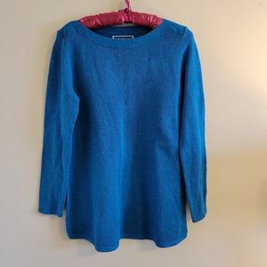 4/$15 SALE Karen Scott | Teal Blue Green Speckled Sweater Small NWOT